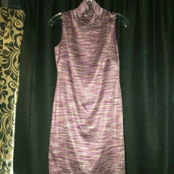 Chetta B vintage retro high neck dress - Picture 4 of 6